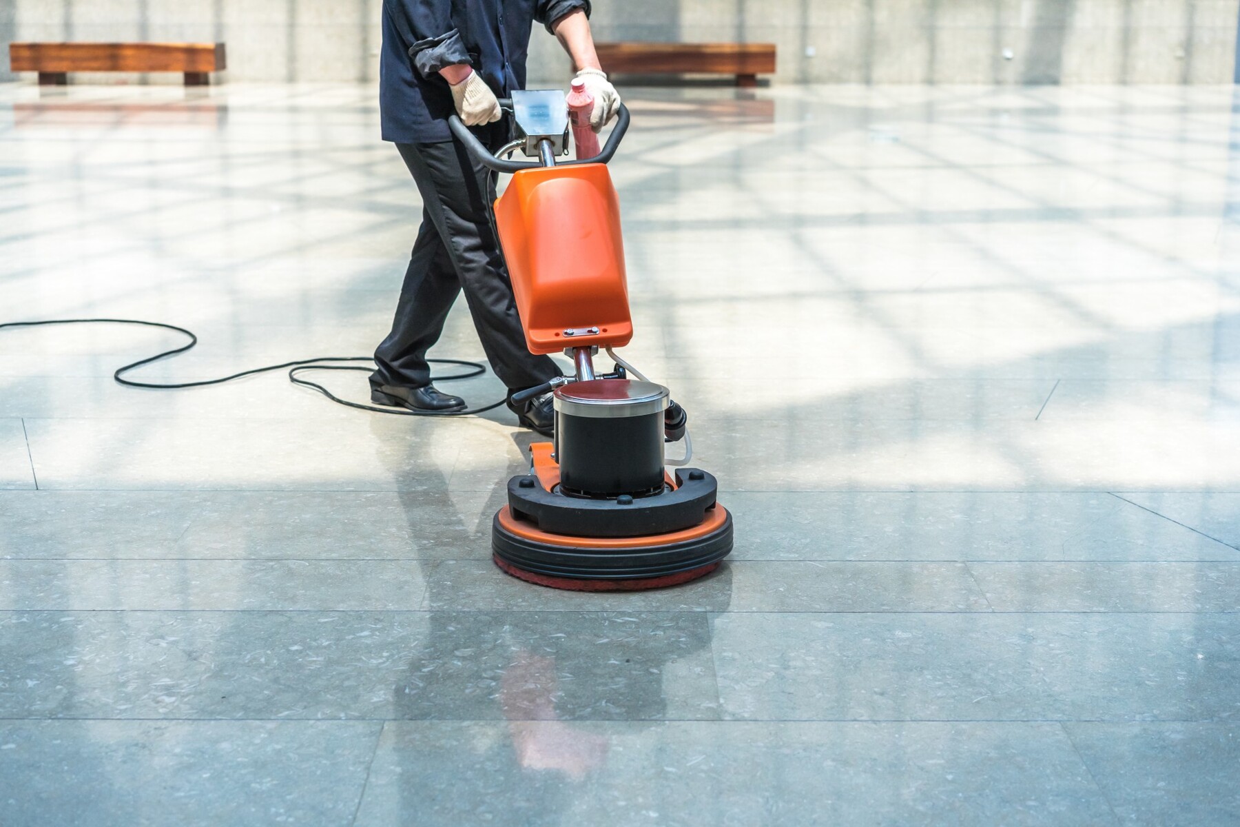 Commercial Floor Stripping services in Dallas - Complete floor stripping and refinishing services for commercial properties. We remove old wax and finish buildup, then apply new protective coatings that restore your floors to like-new condition and provide lasting protection.