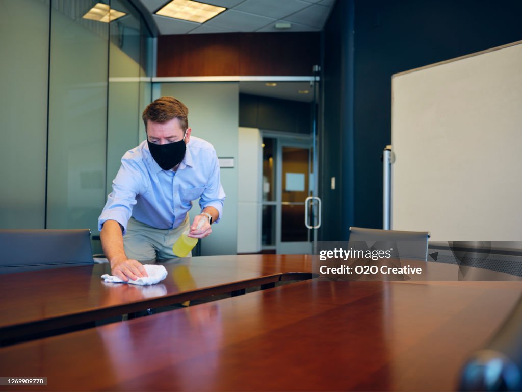 Conference Room Sanitization services in Dallas - Specialized cleaning and sanitization services for meeting rooms, boardrooms, and conference facilities. We ensure presentation-ready spaces by thoroughly cleaning tables, chairs, technology equipment, and presentation areas between meetings.