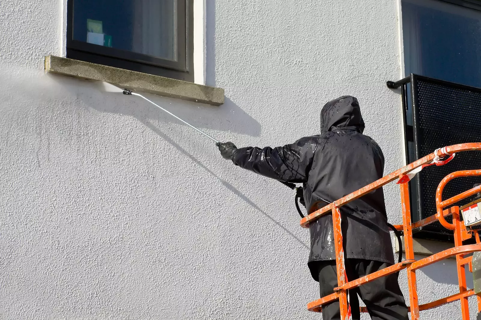 Exterior Building Pressure Wash services in Dallas - Professional pressure washing services for building exteriors, sidewalks, parking lots, and outdoor areas. We remove dirt, mold, mildew, and stains to restore your property's appearance and prevent long-term surface damage.